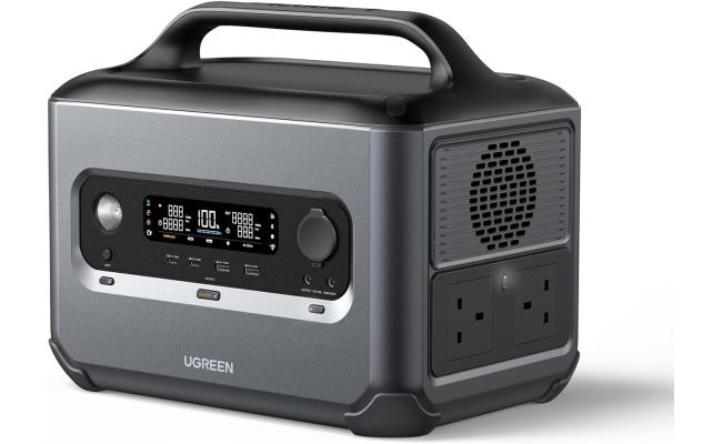 UGREEN Portable Power Station 1024Wh PowerRoam 1200 Solar Generator, LiFePO4 Battery, 1.5H Fast Charging, 1200W AC Outlets(2500W Peak) for Outdoor Camping/Home Backup/RVs (Solar Panel Optional)